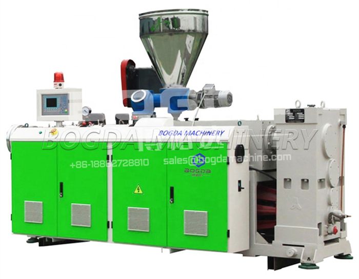 PVC Wall Panel Profile Extruder SJZ 51/105 Conical Double Screw Extruder