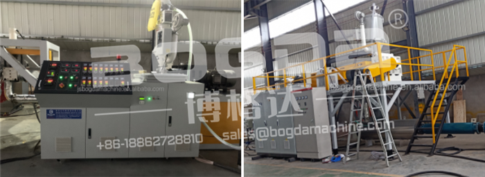 BOGDA PP Meltblown Extruder Single Screw Plastic Extrusion Machine