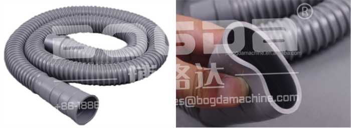 Soft PVC Corrugated Pipe Extruder For PVC Pipe Making Machine