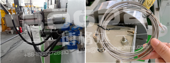 SJ-65 Plastic Polystyrene Single Screw Extrusion Extruder Machine For Decoration Profiles