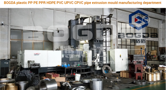 Two Cavities Plastic HDPE PE PPR Pipe Extrusion Die Mould Design