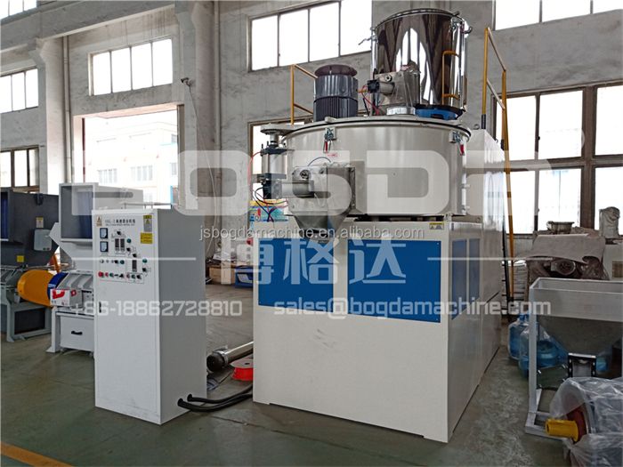 China Manufacturers High Speed PVC Plastic Powder Mixer Unit With Hot And Cold Mixing Machine