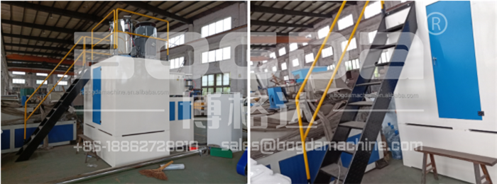 China Manufacturers High Speed PVC Plastic Powder Mixer Unit With Hot And Cold Mixing Machine