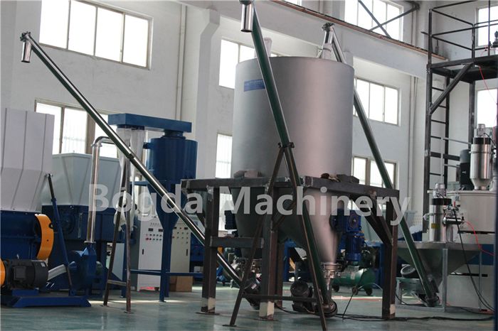 BOGDA Full Automatic Gravimetric Blending Dosing System PVC Compounding Powder Mixer