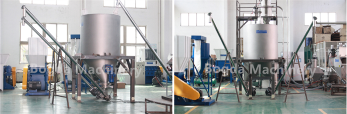 BOGDA Full Automatic Gravimetric Blending Dosing System PVC Compounding Powder Mixer