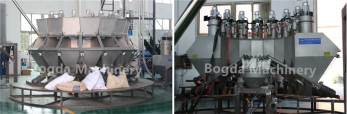 BOGDA Full Automatic Gravimetric Blending Dosing System PVC Compounding Powder Mixer