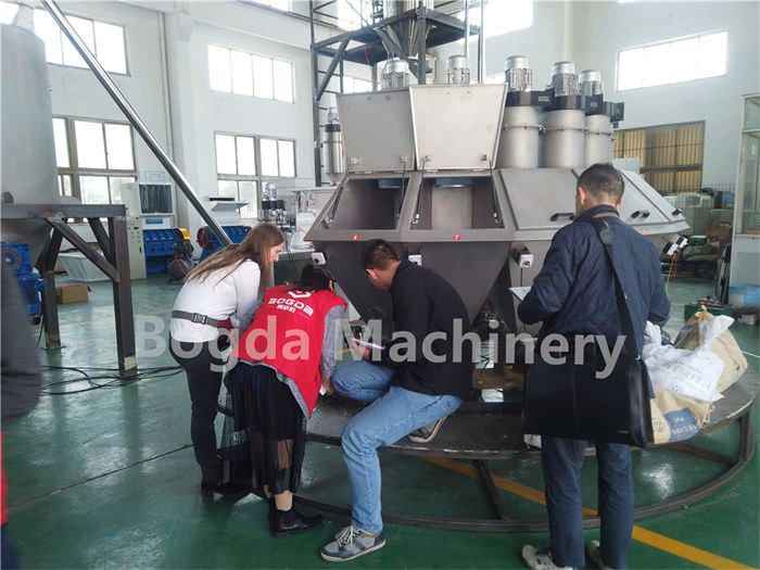 BOGDA Full Automatic Gravimetric Blending Dosing System PVC Compounding Powder Mixer