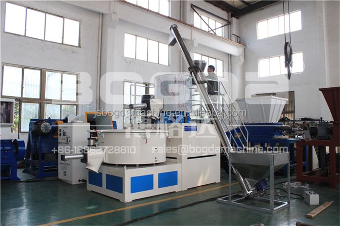 Fully Automatic Plastic Heating Cooling Mixer SRL-Z300/600 High Speed PVC Raw Materials Hot Cold Mixing Machine Units