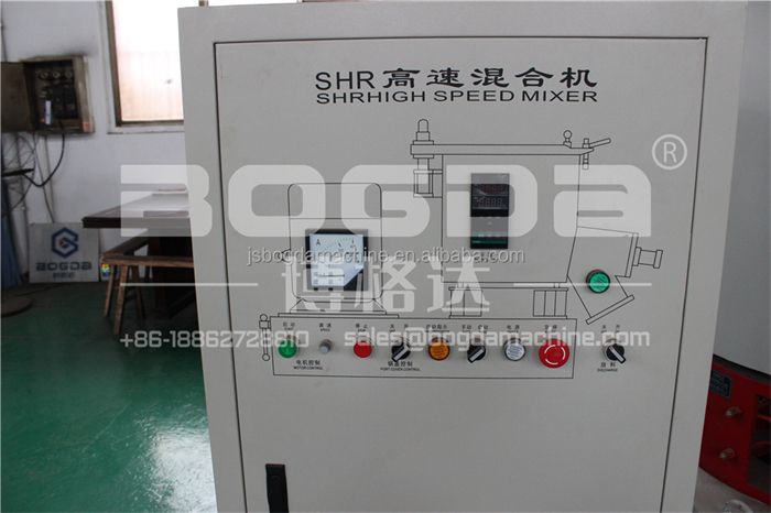 Vertical High Speed Plastic Blender Electric Pneumatic PVC Mixing Machine