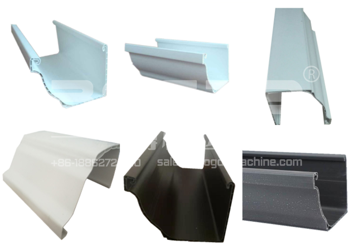 UPVC PVC Rain Gutter Sink Profiles Extrusion Line