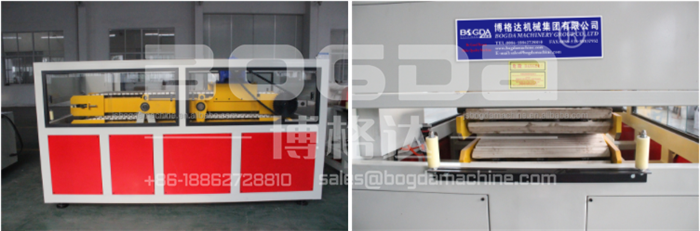 BOGDA PVC WPC Fluted Wall Panel Extrusion Making Machine Line