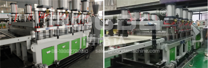 PVC WPC Celuka Foamed Board T-die Mould Co-extrusion Skinning Foamed Board Calibration Machine