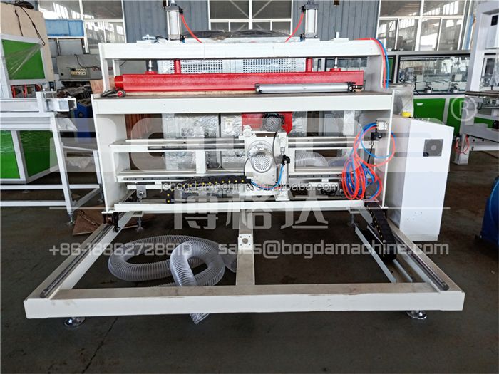 Fully Automatic PVC Foam Board Dust-free Cutting Machine Non-dust Cutter For PVC Foamed Sheet Extrusion Production Line