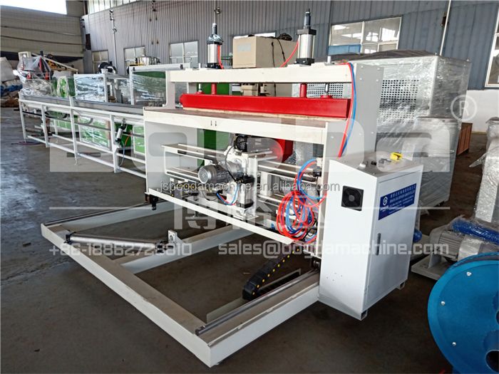 Fully Automatic PVC Foam Board Dust-free Cutting Machine Non-dust Cutter For PVC Foamed Sheet Extrusion Production Line