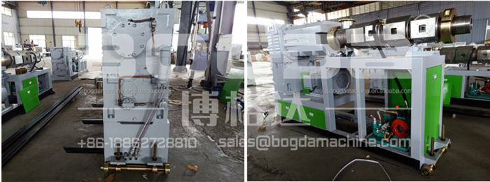 BOGDA PLC Vertical Type Double Screw Extruder For PVC Board Production Line Co-extrusion Machine