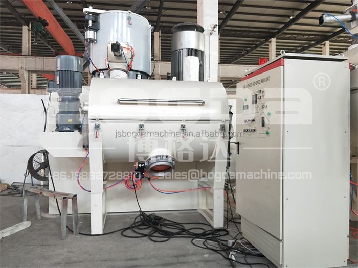 Industrial Horizontal Plastic Raw High Speed Hot and Cooling Plastic Mixing Machine SRL-W800/1600