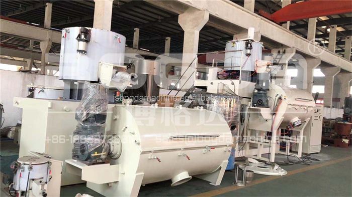 Industrial Horizontal Plastic Raw High Speed Hot and Cooling Plastic Mixing Machine SRL-W800/1600