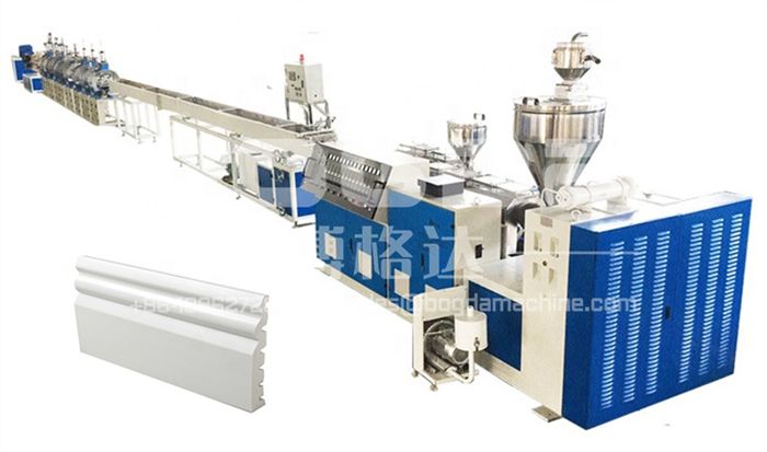 High Quality PS Polystyrene Skirting Plinth Board Extrusion Making Machine Extrusion Production Line