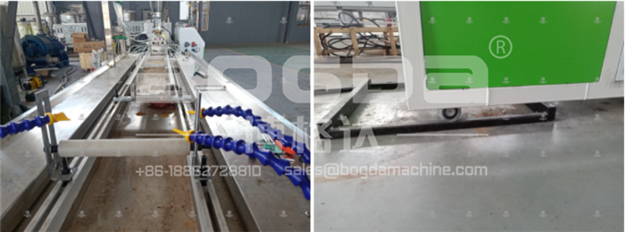 BOGDA Plastic Profiles PVC Foamed Skirting Board Extrusion Line Production Machine Manufacturing Factory