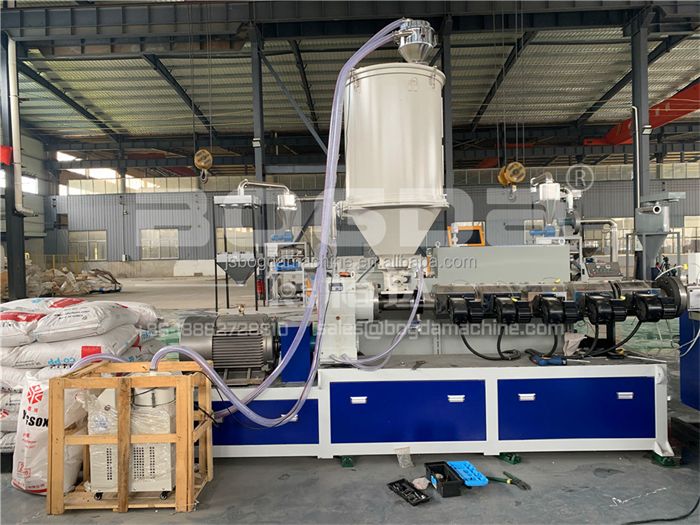 BOGDA Manufacture Plastic PP PVC Tube Settler Media Profile Extrusion Making Machinery Production Line