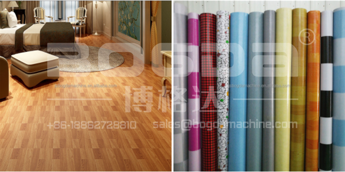 Hospital Soft PVC Vinyl Sheet Flooring Rolls Floor Covering Production Line