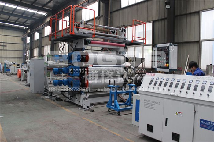 UV Coating PVC Imitating Marble Board Sheet Extrusion Machine Line For Wall Decoration