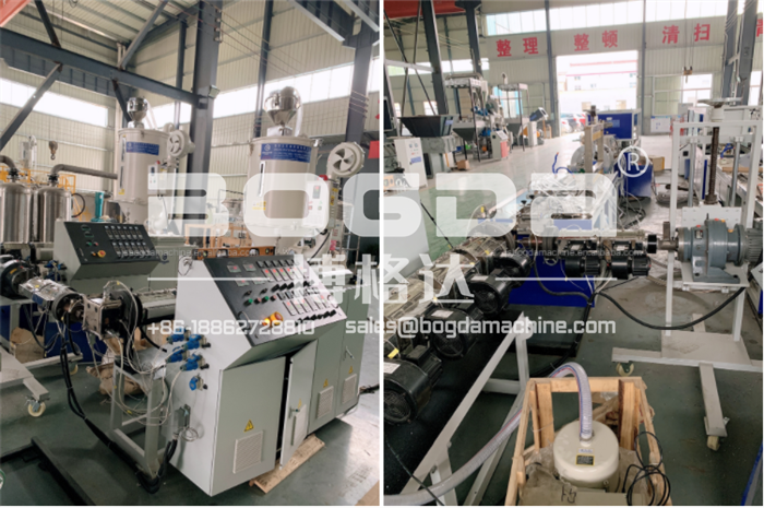 SJ25 Solo Screw Extruder CO Extrusion Machine For Plastic Sheet Board Pipe Profiles Extrusion Line