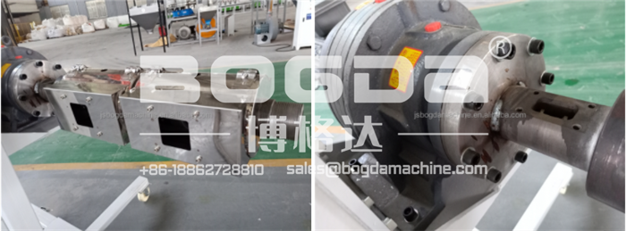 SJ25 Solo Screw Extruder CO Extrusion Machine For Plastic Sheet Board Pipe Profiles Extrusion Line