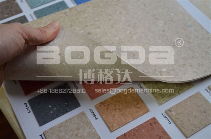 Homogeneous PVC Vinyl Flooring Sheet Extrusion Production Machine Line For School Hospital Factory Hotel Use