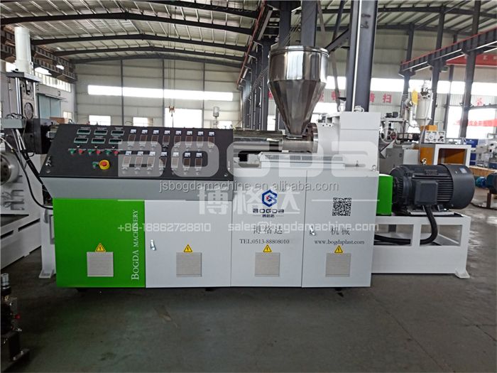 Waste Plastic Recycling Ring Cutting Die Pellet Extruder Machine For PP Granules