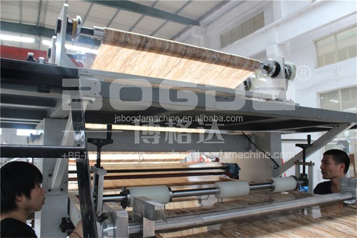 UV PVC Interior Decorative Marble Sheet Wall Panel Extrusion Line Production Making Machine