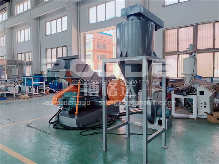 BOGDA Recycle Mechanical Model 800 PVC Plastic Crusher For Crushing Plastic Pipe PVC Panel