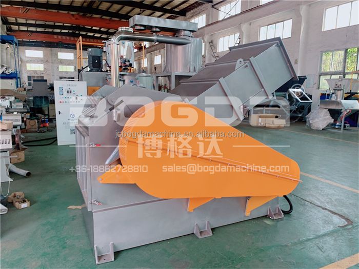 BOGDA Recycle Mechanical Model 800 PVC Plastic Crusher For Crushing Plastic Pipe PVC Panel