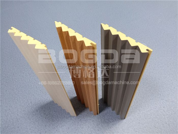 BOGDA WPC PVC Fluted Wall Panel Extrusion Mould