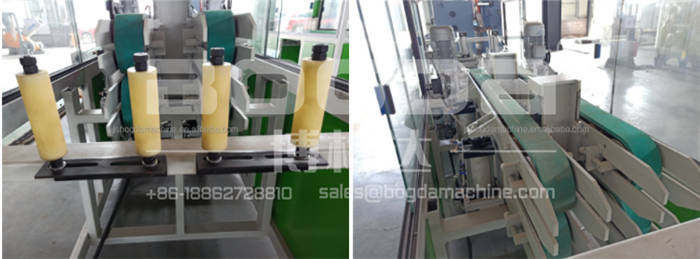 BOGDA New Type Double Head Heating Cutting Machine For Plastic Window Profiles PVC Cable Trunking