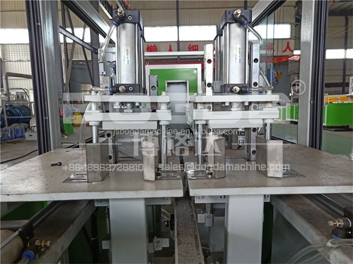 BOGDA New Type Double Head Heating Cutting Machine For Plastic Window Profiles PVC Cable Trunking