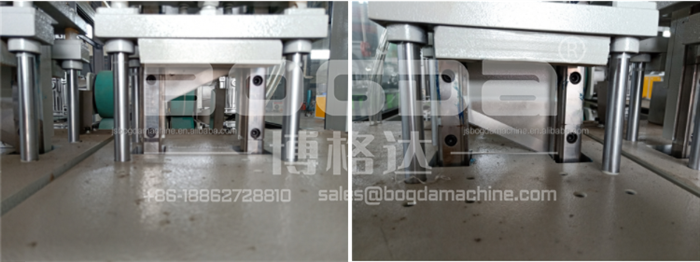 BOGDA New Type Double Head Heating Cutting Machine For Plastic Window Profiles PVC Cable Trunking