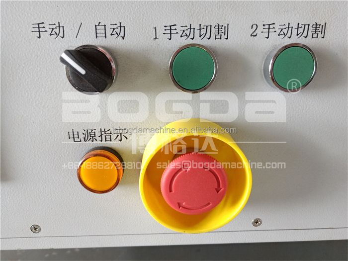BOGDA New Type Double Head Heating Cutting Machine For Plastic Window Profiles PVC Cable Trunking