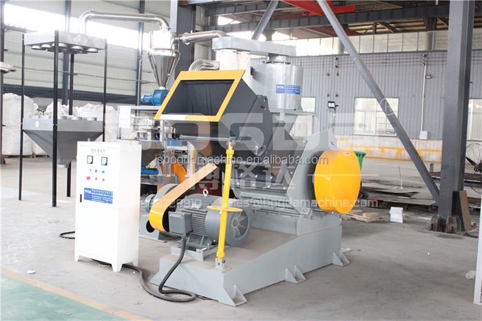 Industrial Horizontal Crusher Machine For Waste PVC Profiles Plastic Pipes Scrap