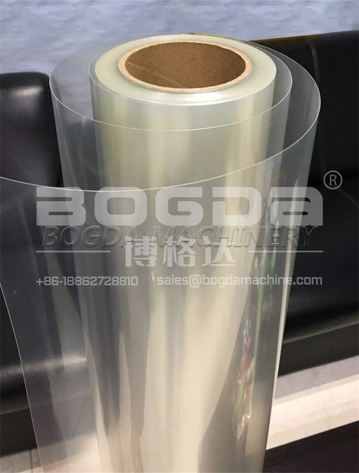 BOGDA Production Hardness High Gloss PET Sheet Film Making Machine