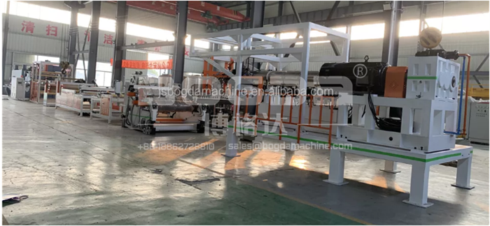 BOGDA Production Hardness High Gloss PET Sheet Film Making Machine