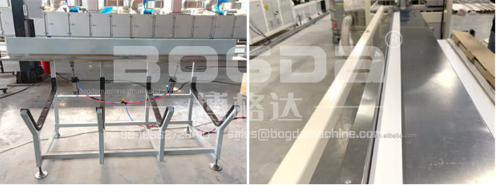 BOGDA PVC Foaming Profiles Floor Foam Skirt Board Extruder Machine Production Line Manufacturer