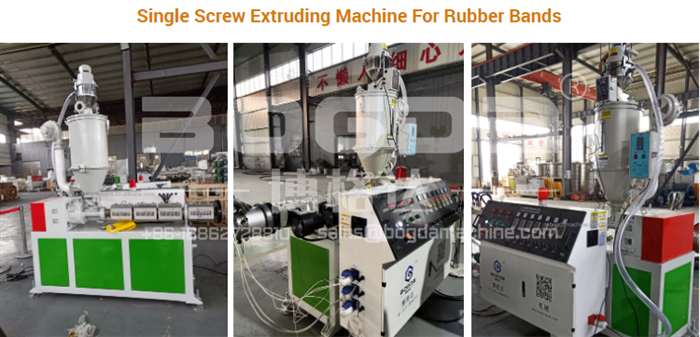 BOGDA Manufacturing TPE TPU TPR Rubber Bands Extrusion Production Line Machine