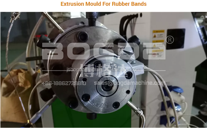 BOGDA Manufacturing TPE TPU TPR Rubber Bands Extrusion Production Line Machine
