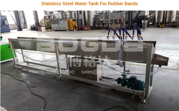 BOGDA Manufacturing TPE TPU TPR Rubber Bands Extrusion Production Line Machine