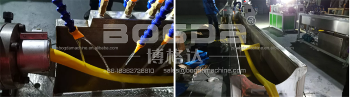 BOGDA Manufacturing TPE TPU TPR Rubber Bands Extrusion Production Line Machine