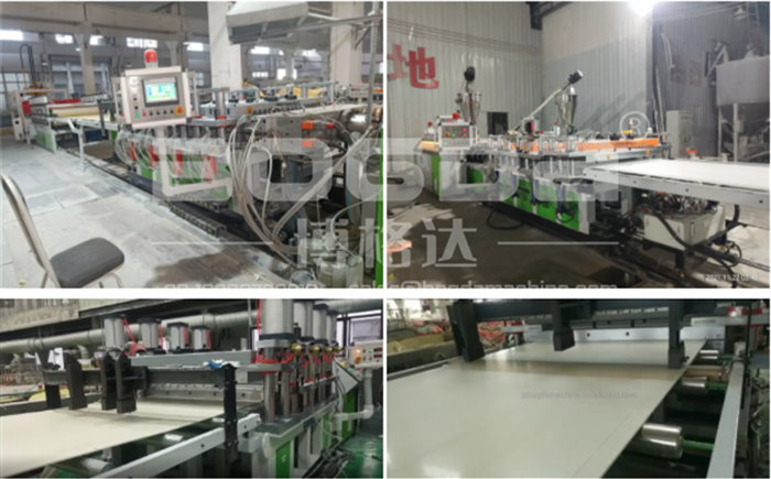 WPC PVC free foam board for advertising decoration wall panel extrusion making machine