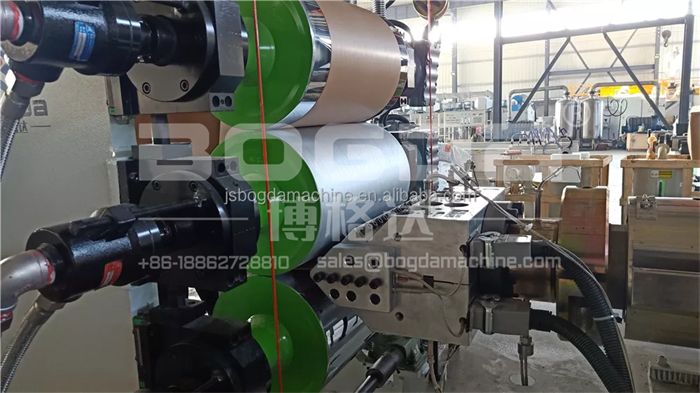 BOGDA Industry Machinery Plastic Edge Banding Tape Extruder Line Manufacturing Machine For PVC Sheets