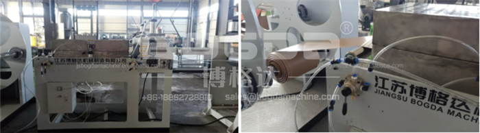 BOGDA Industry Machinery Plastic Edge Banding Tape Extruder Line Manufacturing Machine For PVC Sheets