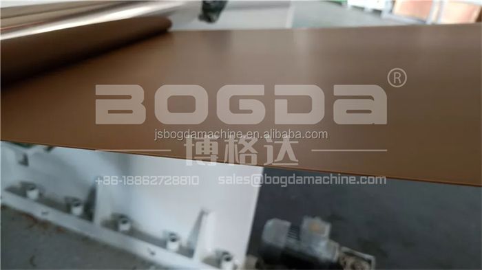 BOGDA Industry Machinery Plastic Edge Banding Tape Extruder Line Manufacturing Machine For PVC Sheets